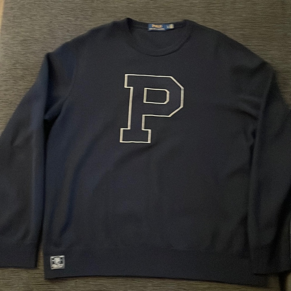 Polo crew neck sweater